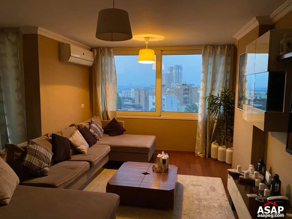 Flat with Nile View for Rent in Zamalek