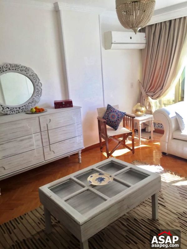 Furnished Apartment with Balcony in Zamalek