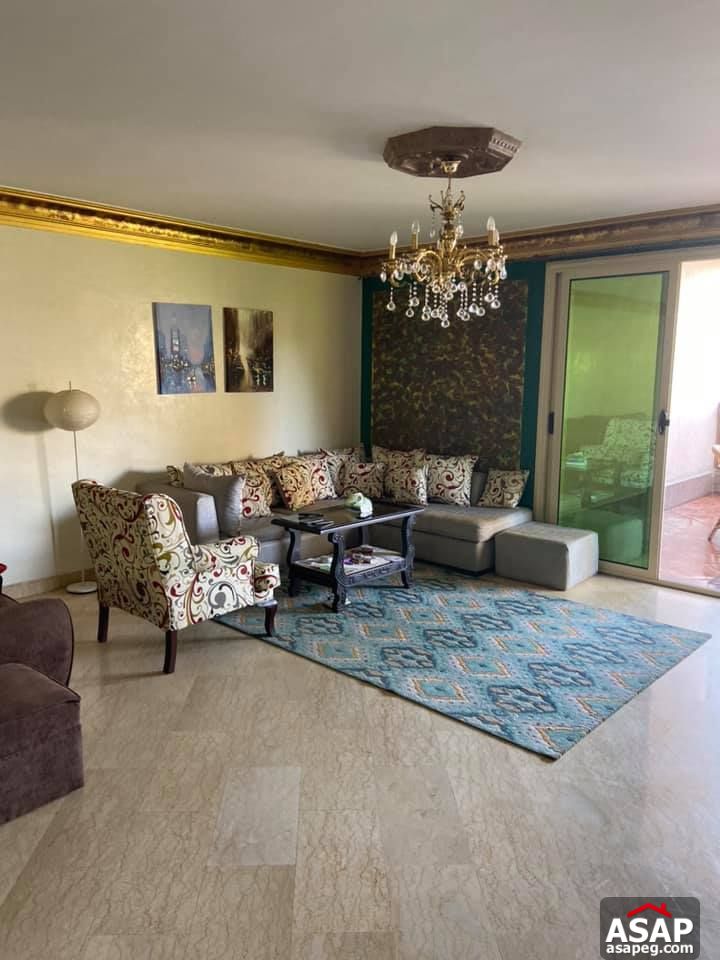 Flat with Nile View for Rent in Zamalek Flat with Nile View for Rent in Zamalek