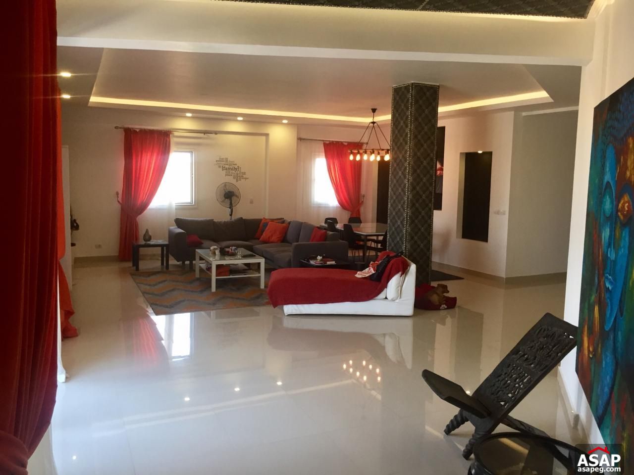 Apartment for Rent in First Settlement - New Cairo Apartment for Rent in First Settlement - New Cairo