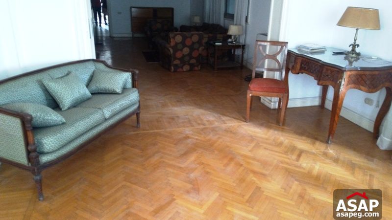 Furnished Apartment with Nice Balcony in Zamalek