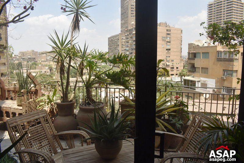 Furnished Apartment with Big Terrace for Rent in Zamalek Furnished Apartment with Big Terrace for Rent in Zamalek