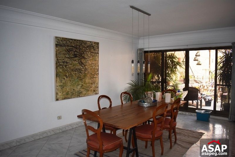 Furnished Apartment with Big Terrace for Rent in Zamalek Furnished Apartment with Big Terrace for Rent in Zamalek