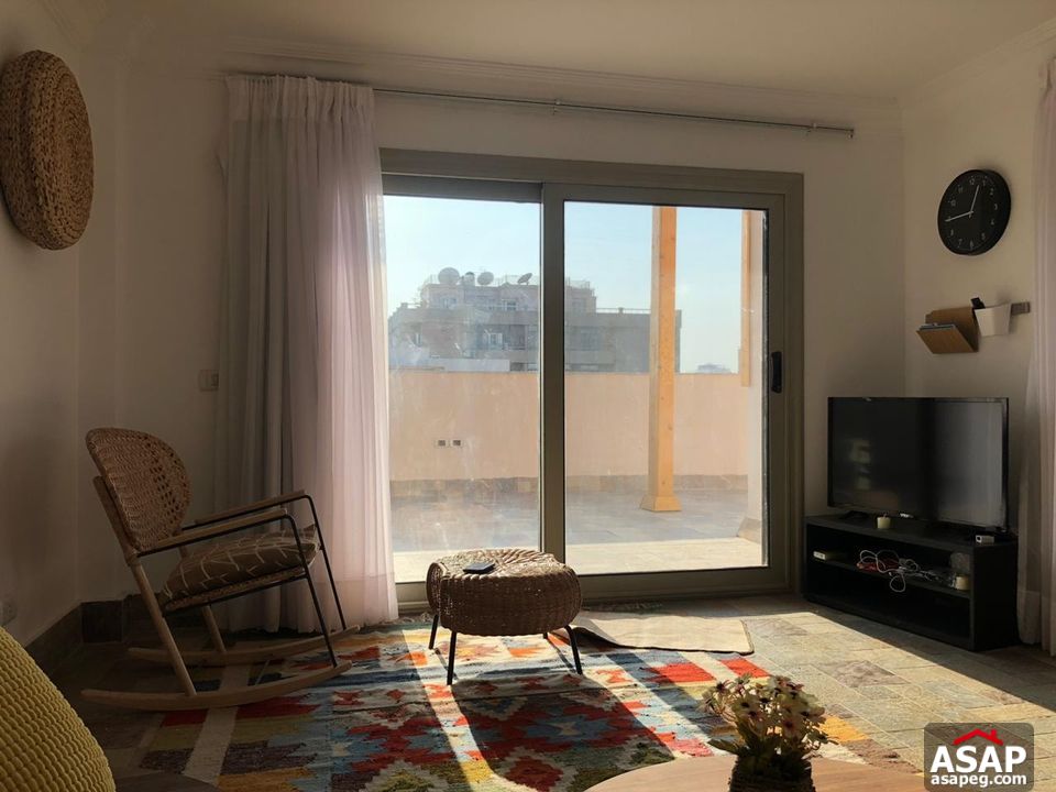 Studio with Roof for Rent in Maadi Sarayat Studio with Roof for Rent in Maadi Sarayat