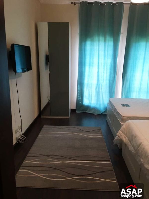 Furnished Apartment with Nice Balcony in Katameya Plaza