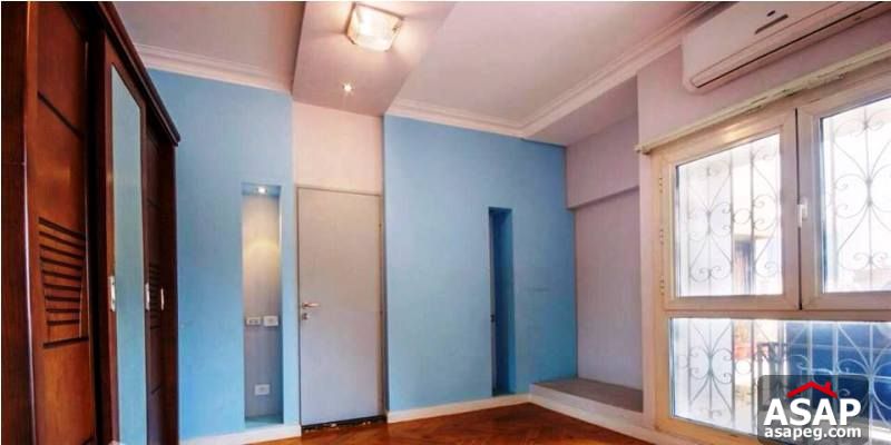 Semi Furnished Apartment with Terrace in Zamalek for Sale