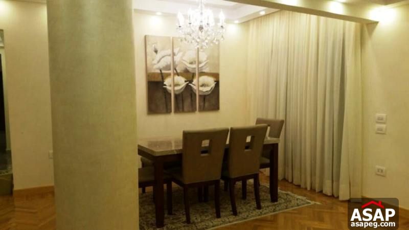 Furnished Apartment with Big Terrace for Rent in Zamalek