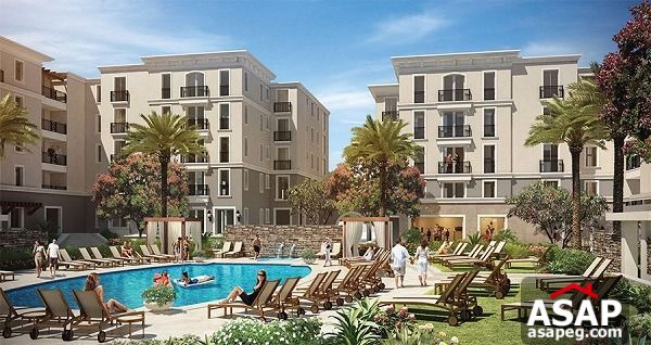 Apartment with pool view at Mivida boulevard