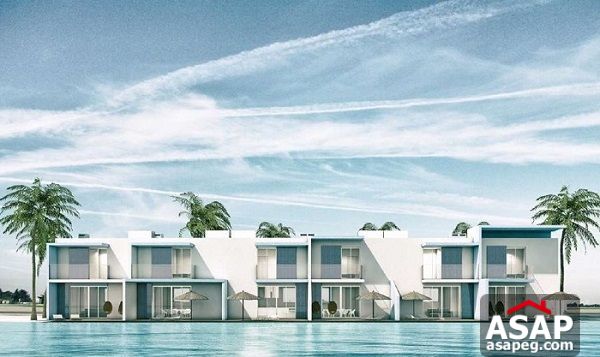 chalet at Fouka bay lagoon view