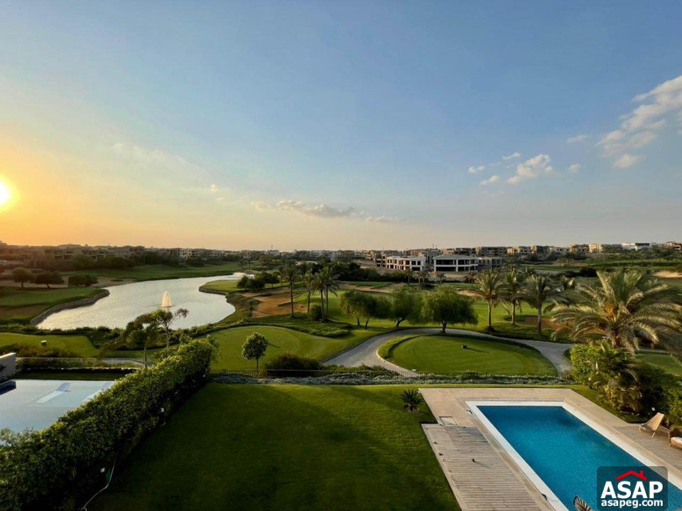 Apartment with Pool View for Rent in Katameya Dunes