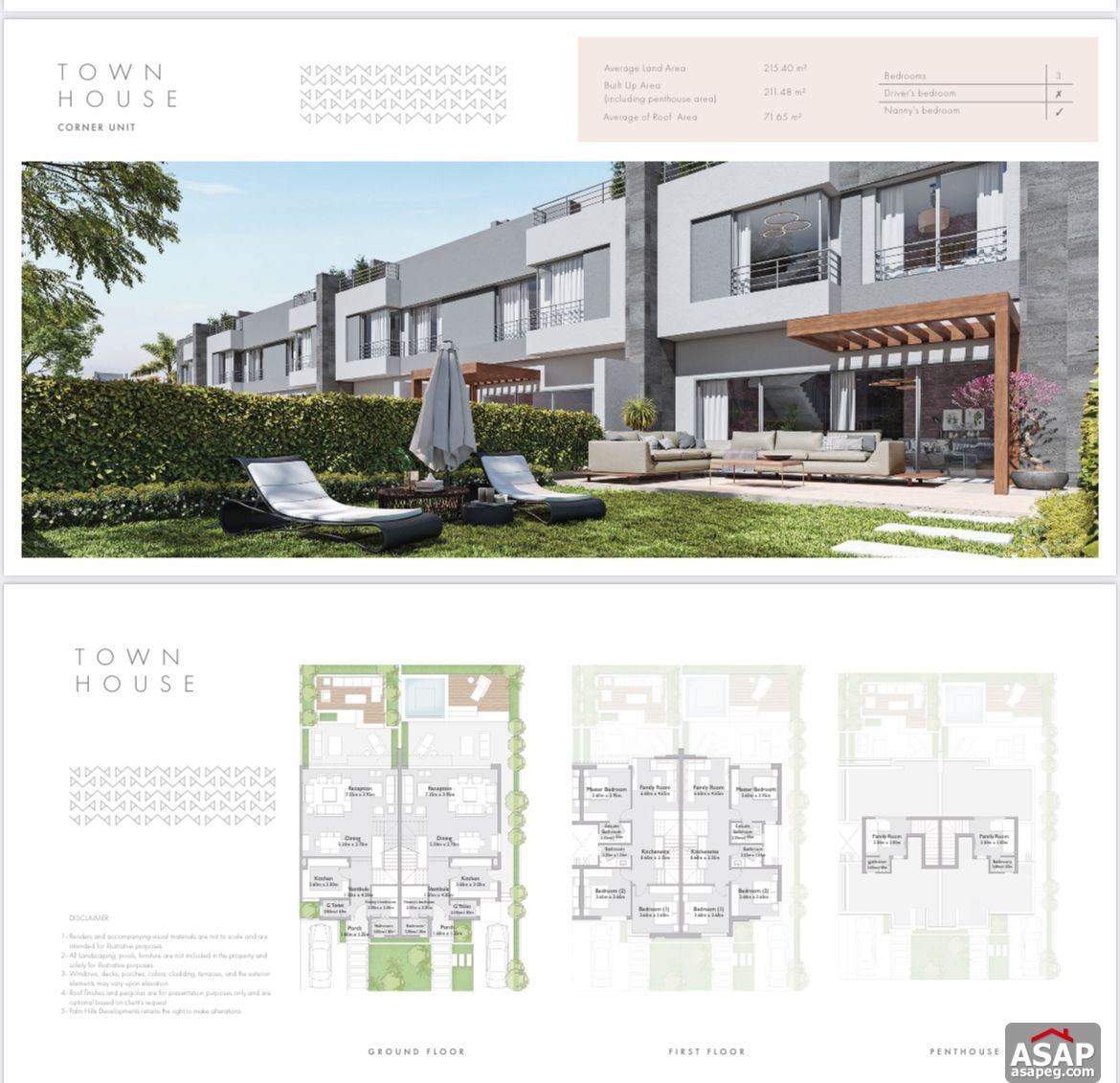 Town House for Sale in the Crown Palm Hills Town House for Sale in the Crown Palm Hills