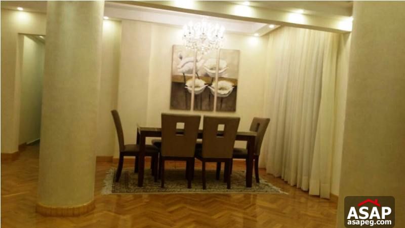 Furnished Apartment with Big Terrace for Rent in Zamalek