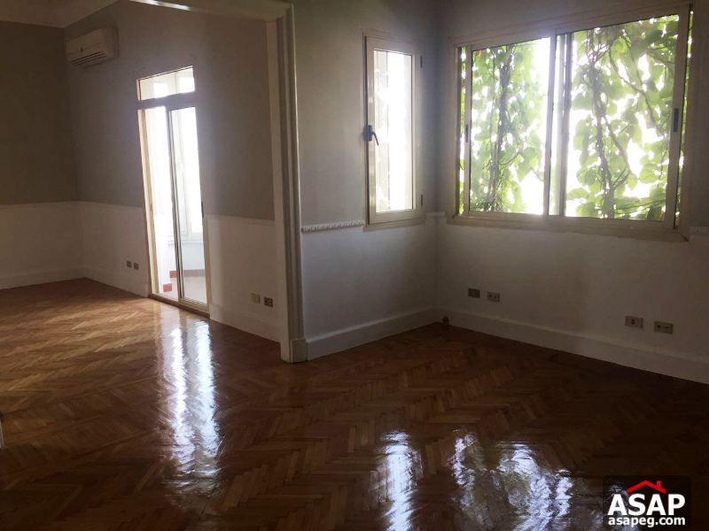 Flat with Balcony in Zamalek for Rent