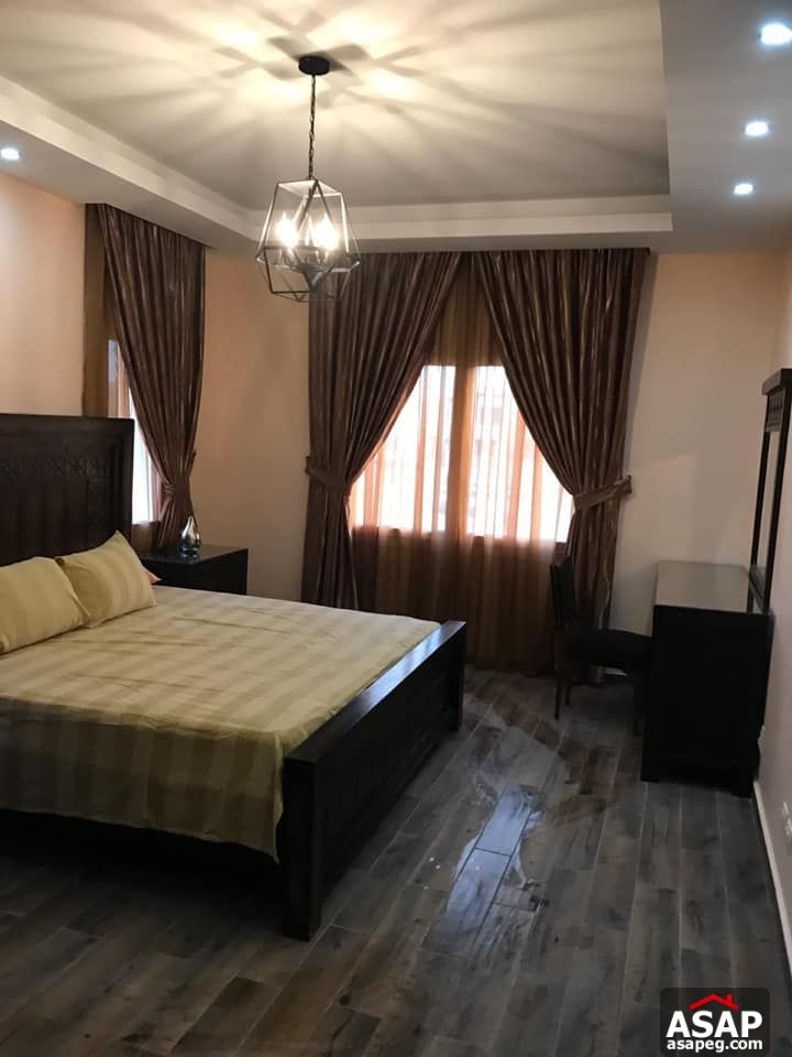 Twin House with Pool for Rent in Uptown Cairo