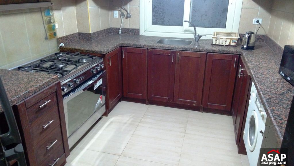 Furnished Apartment with Big Kitchen for Rent in Zamalek