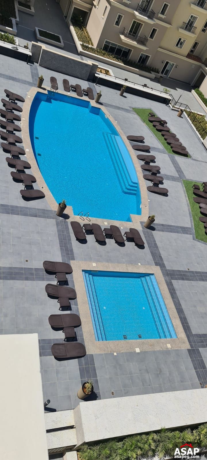 Apartment with Pool View for Rent in Mivida Apartment with Pool View for Rent in Mivida