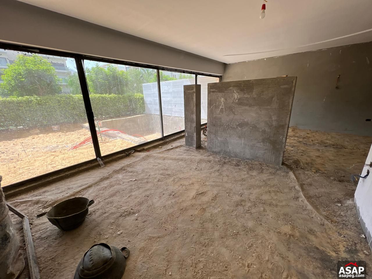 Ground Floor with Pool for Rent in Lake View Residence Ground Floor with Pool for Rent in Lake View Residence