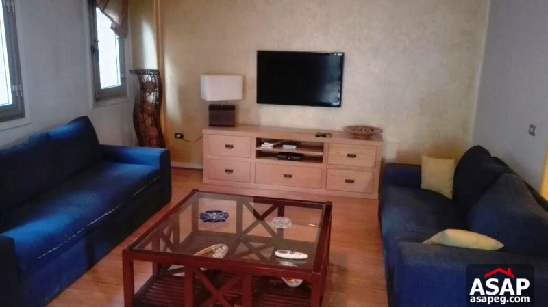 Furnished Apartment with Balcony for Rent in Maadi