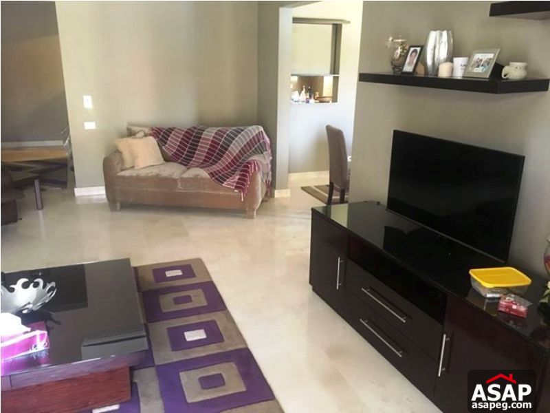 Apartment with Pool View for Rent in Katameya Plaza Apartment with Pool View for Rent in Katameya Plaza