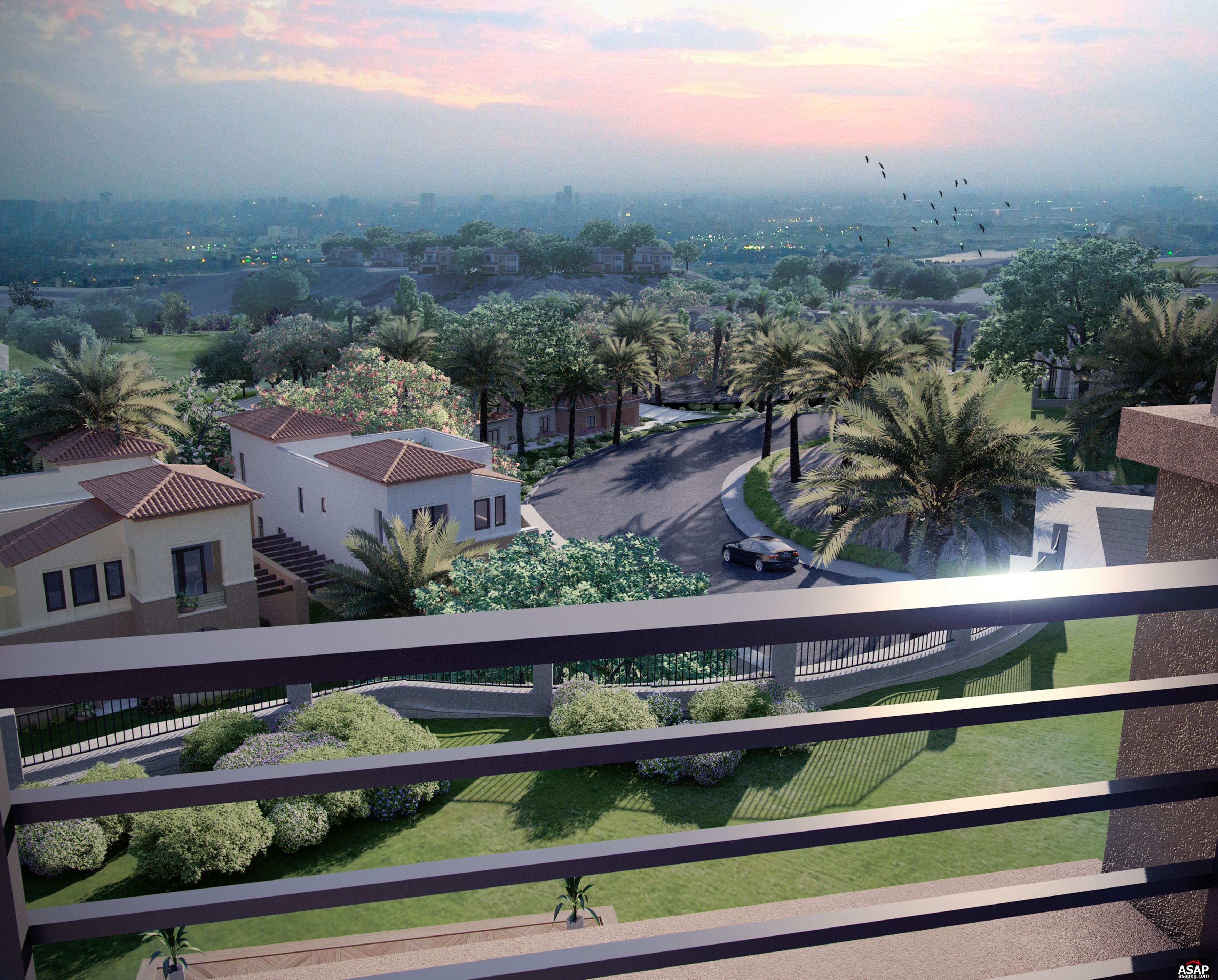 villa prime location with Golf view Uptown cairo