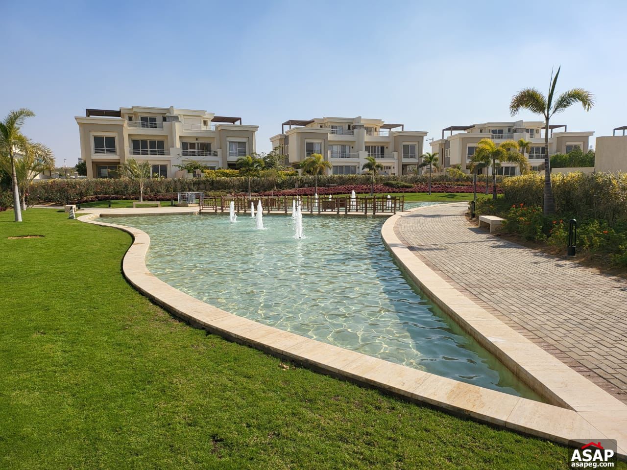 Twin House with Lake View for Sale in Cairo Festival City Twin House with Lake View for Sale in Cairo Festival City