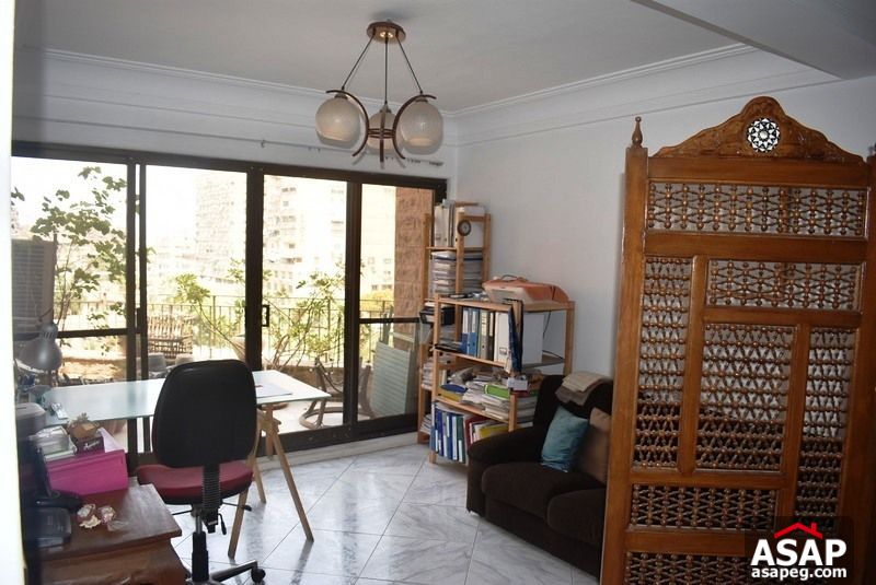 Furnished Apartment with Big Terrace for Rent in Zamalek Furnished Apartment with Big Terrace for Rent in Zamalek
