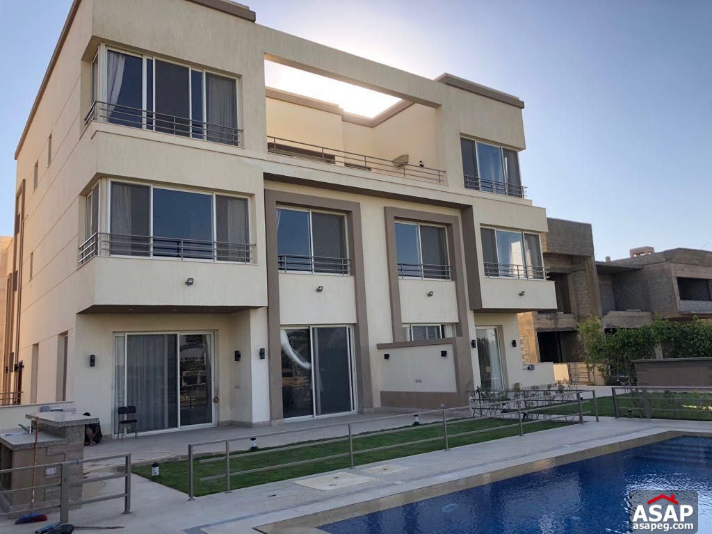 Twin House with Swimming Pool for Rent in Katameya Dunes