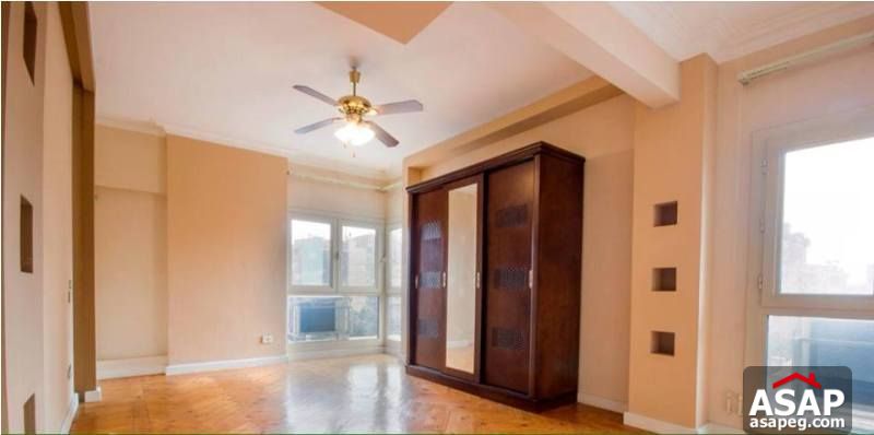 Semi Furnished Apartment with Terrace in Zamalek for Sale