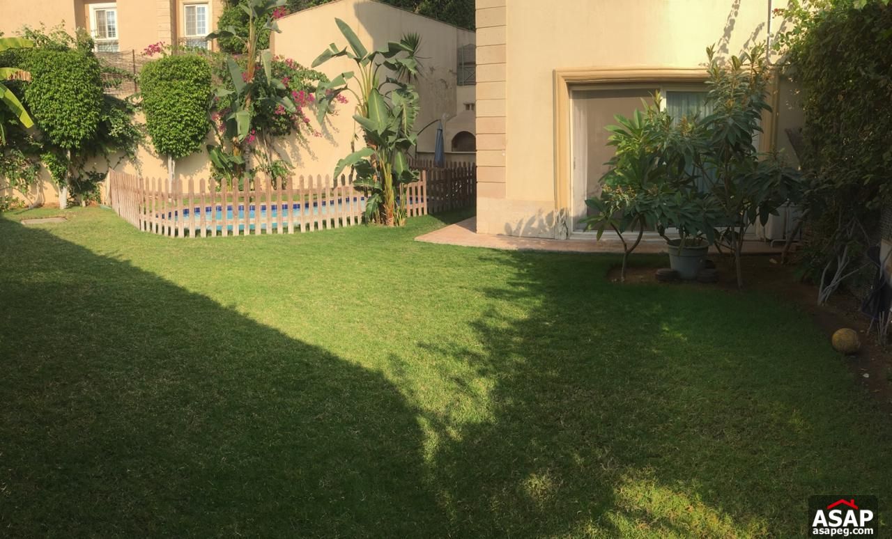 Furnished Apartment with Garden View in Katameya Heights Furnished Apartment with Garden View in Katameya Heights