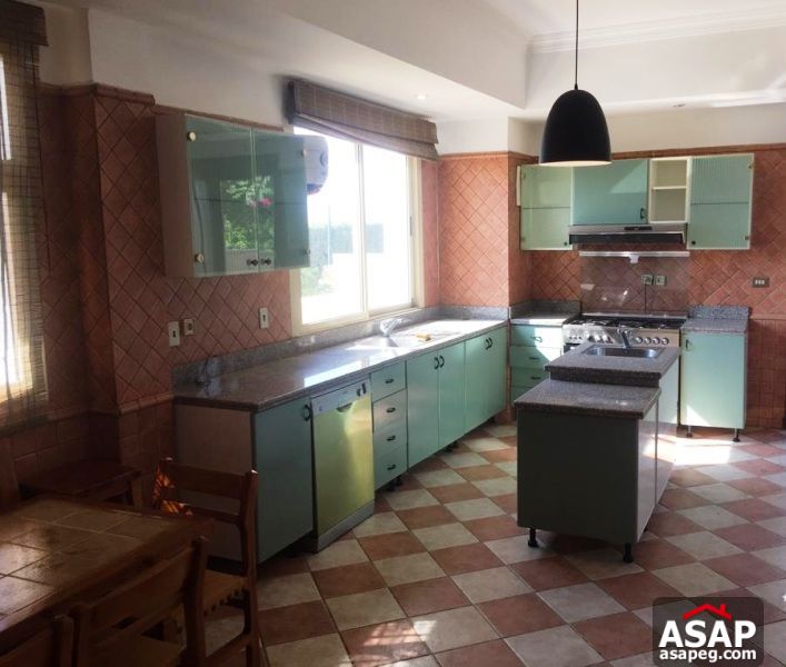 Villa with Garden for Rent in Katameya Heights