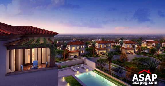 villa prime location with Golf view Uptown cairo