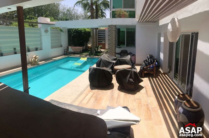Stand Alone with Pool for Rent in Katameya Heights Stand Alone with Pool for Rent in Katameya Heights