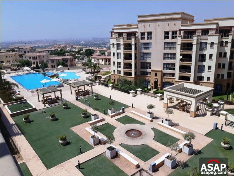 Apartment with Pool View in Uptown Cairo for Rent