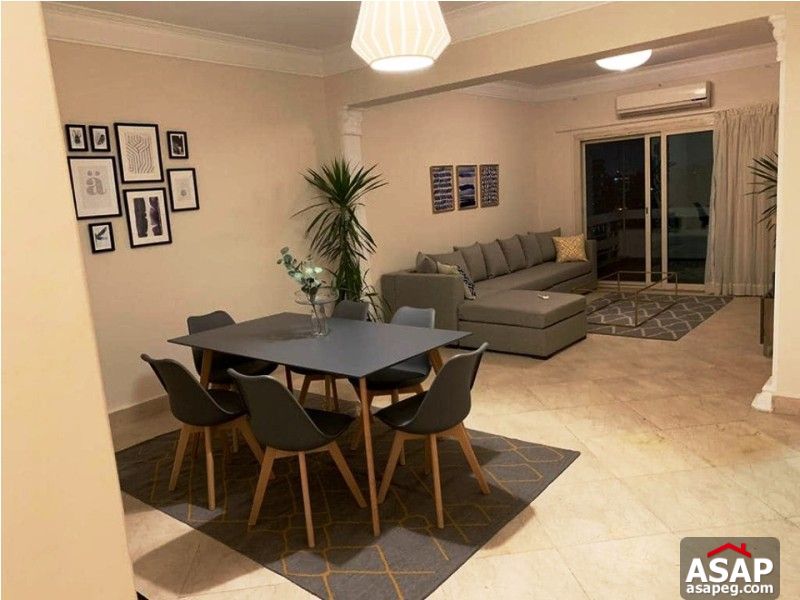 Apartment with Nile View in Zamalek for Rent